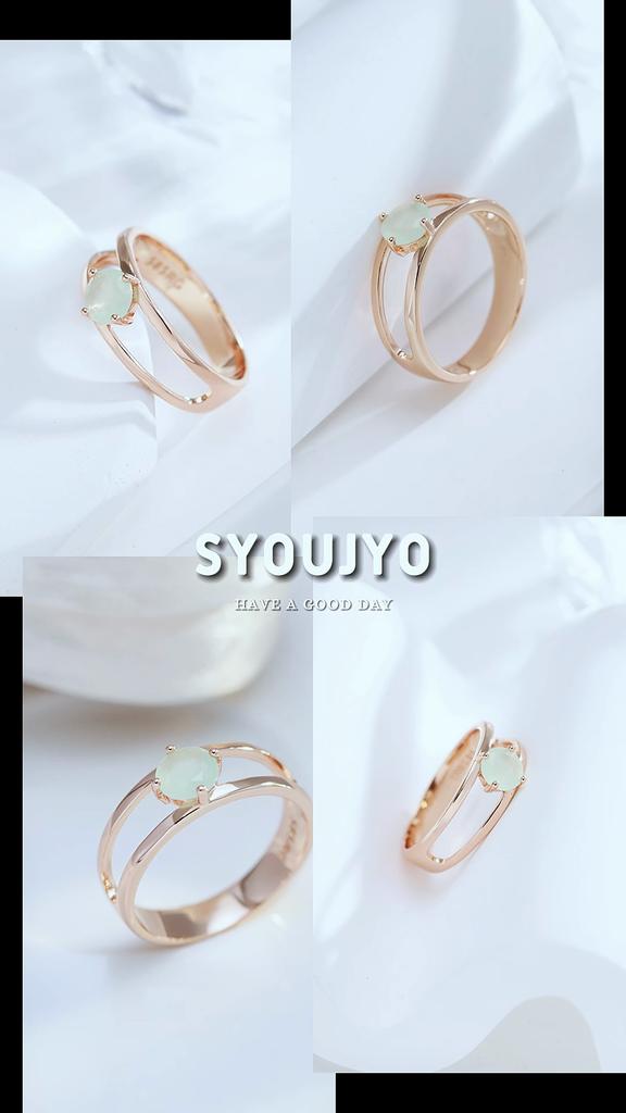 Emerald Zircon Rings For Women Kinel Simple Design Fine Jewelry Easy Matching Ring