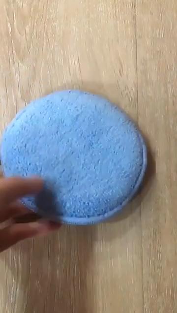 Applikatorkuddar för bilvård Vaxning Polering Svampar Mjuka Mikrofiber Runda Fickskumsvampar Bilrengöringsverktyg