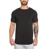 Muscleguys Herr bomulls t-shirt sommar nya gymkläder Fitness herr Bodybuilding T-shirts manlig mode Casual kortärmade T-shirts Toppar