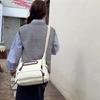 Herren Umhängetasche mit großem Fassungsvermögen Student Messenger Bag