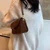 Yogodlns Winter Vintage Women Crossbody Bags Fashion Faux Suede Flap Design Shoulder Underarm Bag Solid Color Versatile Lady Handbags