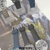 SANDA Neue Uhr für Herren mit Gürtel Quarz-Uhr für Herren Hohl drehbar Einfache Persönlichkeits-Uhr für Herren