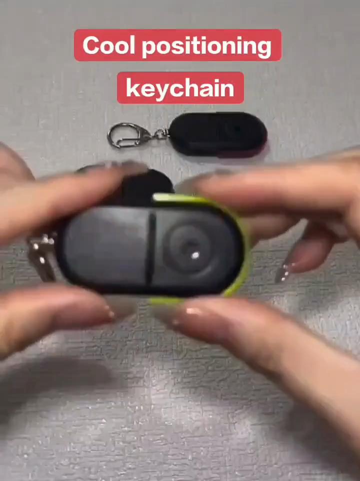 Key Finders New Alert with LED Light And Sound Notification Anti-Lost Keychain Locator with Whistle Function