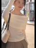 Herbst Neue Sexy Eine Schulter Pullover Pullover für Frauen Revers Off Schulter Langen Ärmeln Gestrickte Pullover Frau Elegante Casual Winter Strickwaren 24861