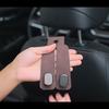 Suede Dual Hooks Universal Car Seat Back Headrest Hook Bag Bottle Sundries Storage Hanger Car Vehicle Organizer Holder Mount Auto Interior Accessories