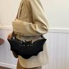 Borsa a tracolla da donna personalizzata creativa piccola borsa femminile Halloween personalità pipistrello divertente a spalla messenger sottoascellare