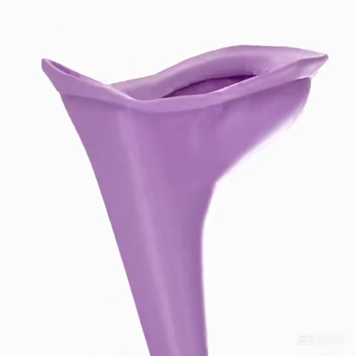 Aufstehendes Uriniergerät Outdoor Campingzelt Urinal für Frauen Reise Damen Urinal Tragbar Wandern Weiches Silikon