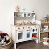 Holz-Spielküchenspielzeug Kaffeemaschine und Herd für die frühkindliche Entwicklung und Eltern-Kind-Interaktion