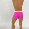 Badkläder framfickor för män Korta badbyxor Strandshorts Sexiga boxershorts i mesh Bekväm Mjuk Andas
