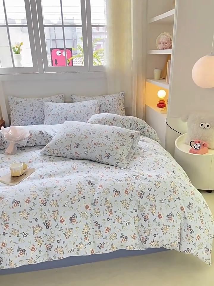 Home Comfort Cloud Cotton Four-piece Set Sheet Dormitory Three-piece Set