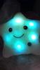 Soft And Fluffy Luminous Glowing Led Colorful Stars Cushion Plush Pillow Gift
