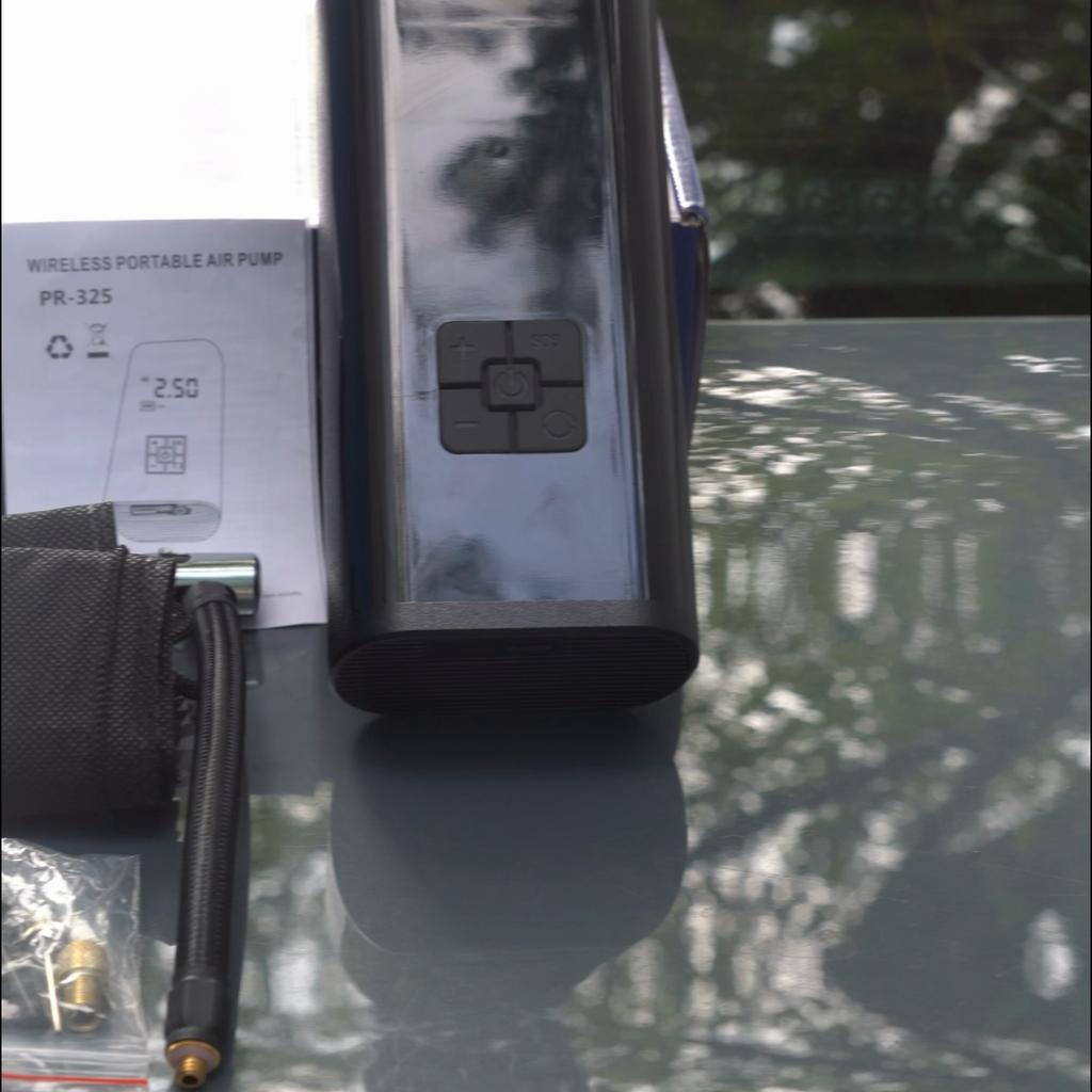 EAFC Draagbare Auto Luchtpomp Draadloze Luchtcompressor, Handbediende Auto Luchtpomp - 150 PSI Snelle Opblaas voor Auto, Motorfiets, Fiets en Bal