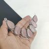 Dainty Rose Quartz Gemstone Handmade 925 Sterling Silver Necklace, Rose Quartz Silver Necklace For Wife, Unisex Necklace, Christmas Day Gift