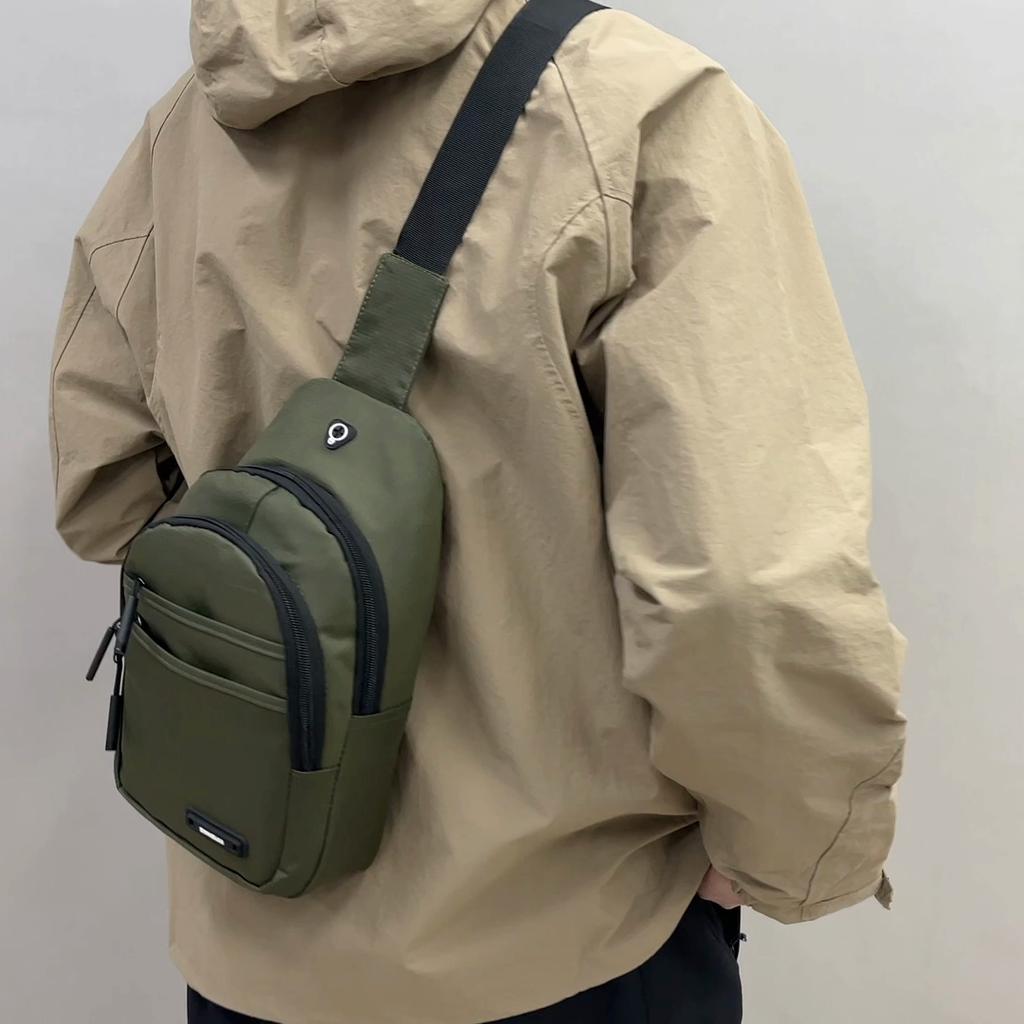 Men's Chest Bag Crossbody Bag Waterproof Wear-resistant Shoulder Bag