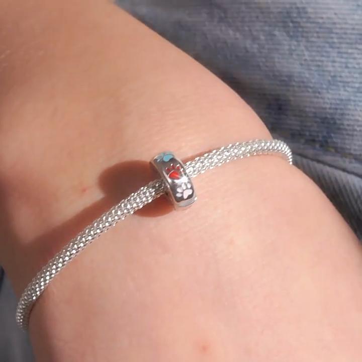 Placcato Rame Argento 925 Nota Musicale Cassetta dei Medicinali Dente Perline Filo Pendente Fai da Te Accessori Gioielli Bracciale