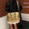 Yogodlns Borsa da Viaggio Trapuntata Monocolore Imbottita Portatile Elegante Grande Capacità Borsa a Mano per Donna Sport Lavoro e Uso Quotidiano