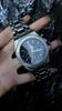 POEDAGAR Montres de Luxe pour Hommes Acier Inoxydable Date Chronographe Montre Homme Étanche Lumineuse Militaire Quartz Montre-Bracelet
