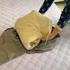 Portable Self-Compressing Storage Bags - Waterproof, Expandable Fabric Cubes with Zipper & Carry Handle, Ideal for Quilts, Blankets, Bedding