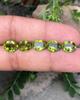Pietra Preziosa Sciolta di Peridoto Naturale Taglio Ovale, Peridoto Pietra Sciolta Sfaccettata, Peridoto Pietra Preziosa Sfaccettata, Peridoto Pietra Preziosa, Creazione di Gioielli.
