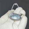 Dendrite Opal Gemstone Handmade 925 Sterling Silver Necklace Natural Dendrite Opal Handmade Jewelry Necklace For Women Necklace For Her