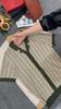 Men's Summer Knit Polo Shirt, Striped Short Sleeve Business Casual Polo, Fashion Lightweight Top