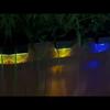Crystal Pattern Solar Fence Light, Waterproof Outdoor LED Step Light, Decorative Warm Glow Wall Lamp for Yard