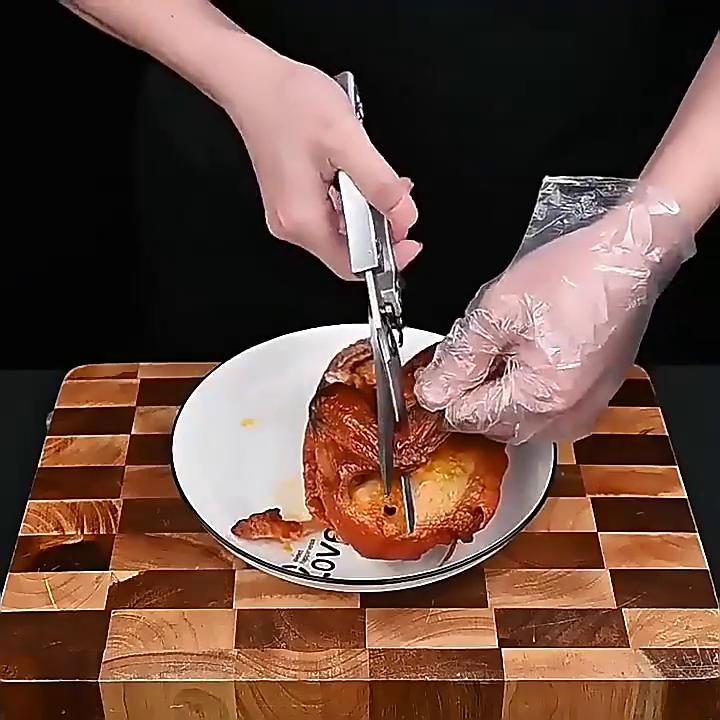 Huishoudelijk Roestvrij Staal Barbecue Groenteschaar Aluminiumlegering Handvat Krachtige Kippenbot Schaar Keukenschaar