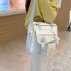 Bolso de Hombro para Estudiante de Gran Capacidad para Campus Bolso Tote de Color en Contraste para Mujer