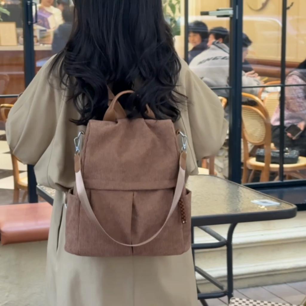 Cordrucksack Schultasche für Studenten Outdoor Rucksack mit großer Kapazität