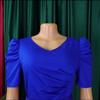 Women Elegant Dresses Belt Waisted Pleated Mid Calf Fashion Ladies 2026 New V Neck Short Sleeve Birthday Party Dress