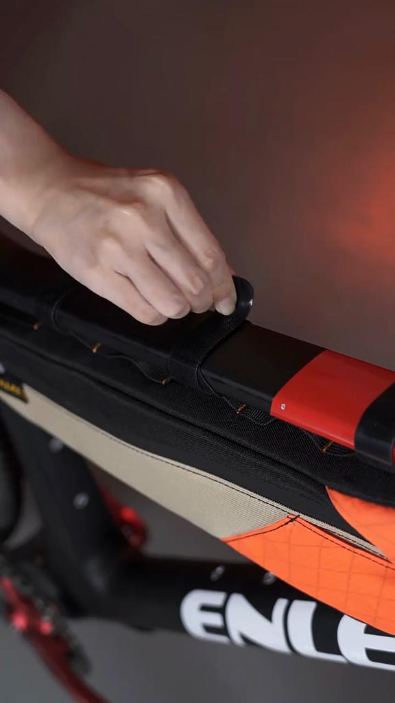 ENLEE Bicycle Upper Tube Inner Bag, Mountain Road Bike Large-capacity Commuter Triangle Bag Front Beam Waterproof Bag