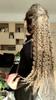XINRAN Long Curly Clip In Ponytail Hair Extensions Natural Synthetic Blonde Drawstring Pony Tail Hairpieces for Afro Women