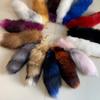 Fashion Big Fox Tail Keychain Bag Keyring Fluffy Decoration