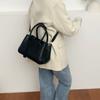 Borsa a Spalla da Donna in PU Intrecciato a Grande Capacità Borsa a Tracolla