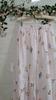 Chic de Prerie Primăvară Vară Femei Fustă Midi Talie Elastică Roz Pal Imprimeu Floral Fustă A-Line Elegantă Feminină Dulci Fuste Femei