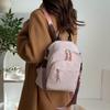 Leichter Nylon-Rucksack für Damen – Kompakter & Stilvoller Tagesrucksack mit mehreren Taschen, Perfekt für Reisen, Schule, Arbeit und den täglichen Gebrauch