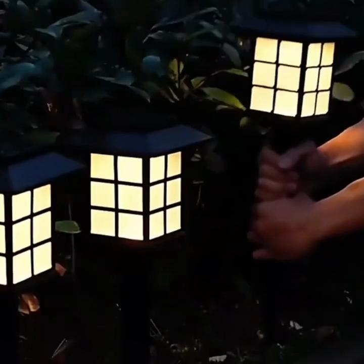 2/4/8Pcs Solar LED Pathway Lights Outdoor Waterproof Walkway Garden Decor Street Lamp for Landscape Yard Patio Driveway