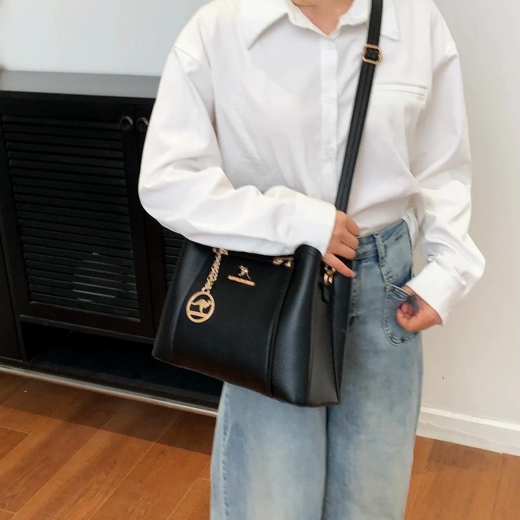 Damenhandtasche Große Kapazität Pendler Schultertasche