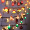 Weihnachts LED Lichterkette Weihnachtsmann Schneemann Weihnachtsbaum Hängende Ornamente Navidad Dekoration für Zuhause Neujahrsgeschenk