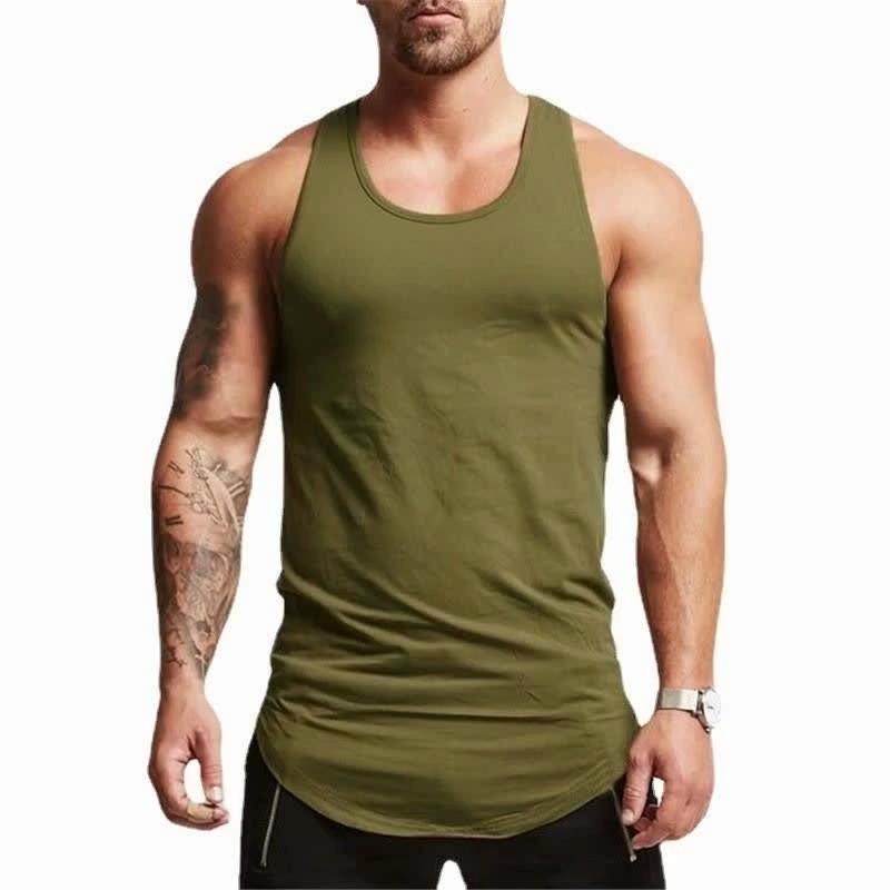 Muscleguys Sommer Lauf Schweiß absorbieren Sport Tank Top Männer Ärmellose Fitness Kleidung