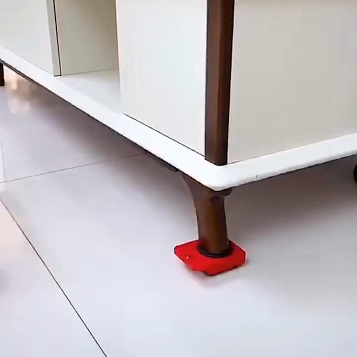 Furniture Mover Tool Set, Heavy Duty Moving Roller & Lifter with Wheels, Professional Moving Tools for Carpet & Hard Floors