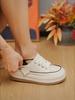 Zapatillas de plataforma sencillas para mujer, zapatos casuales con cordones para exteriores, zapatos bajos cómodos de cuero sintético